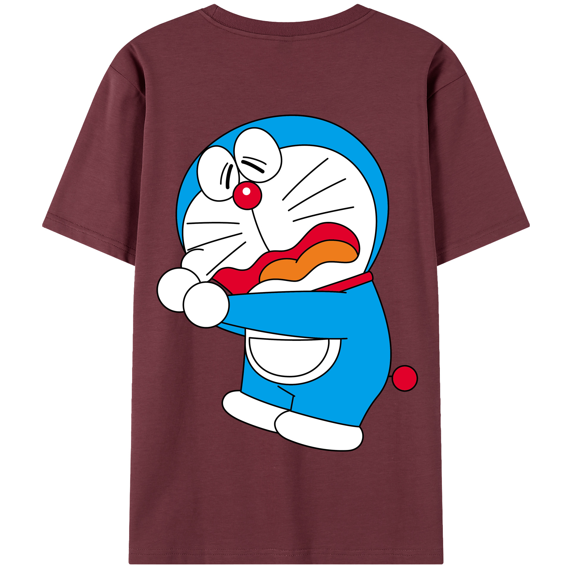 （画像用） ドラえもん Doraemon 綿100％半袖Tシャツ（背面プリント）